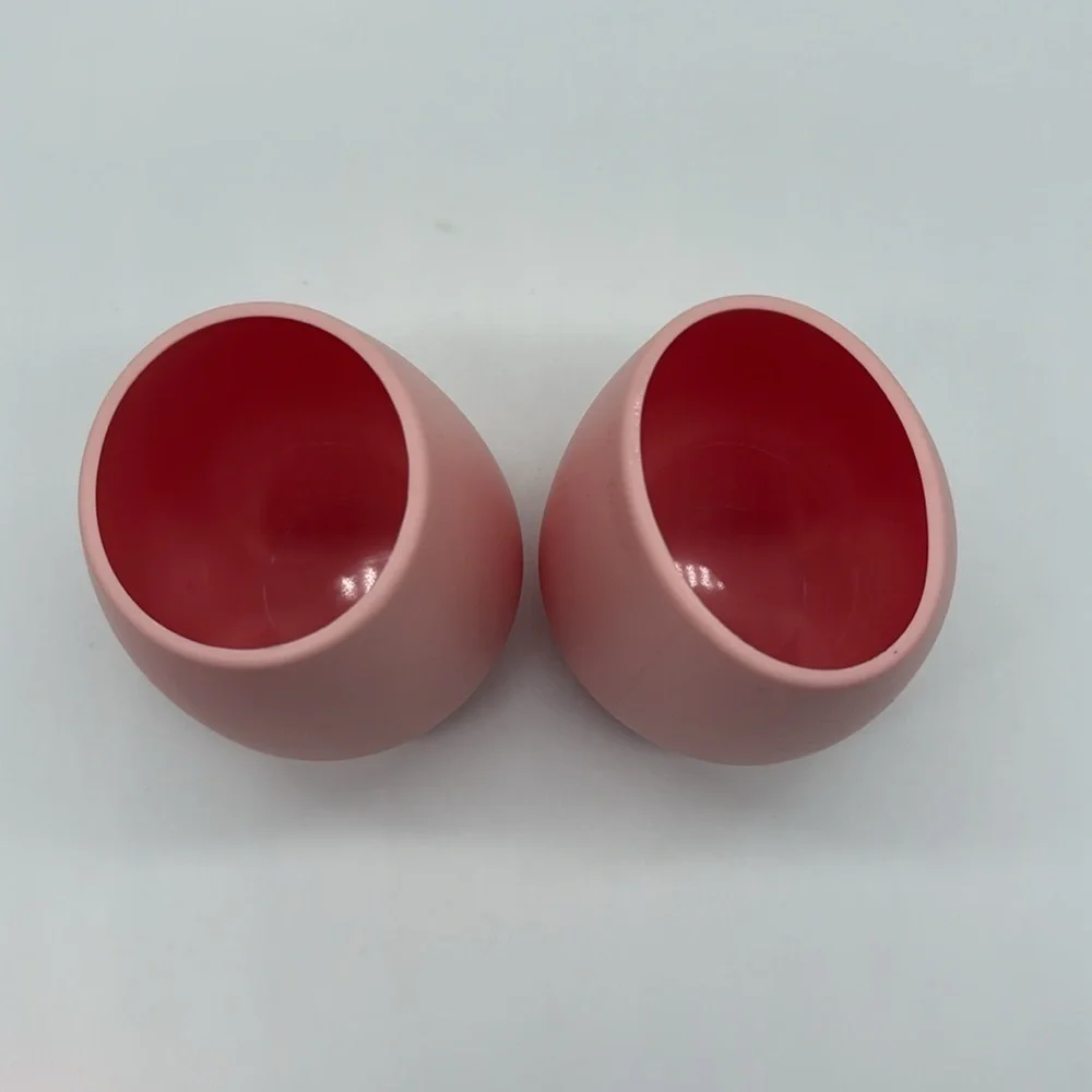 Odeme Silicone Wine Glasses (Set of 2) in Pink